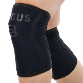 Наколенники для приседаний со штангой KNEE SLEEVE EZOUS A-06 2шт S-XL черный