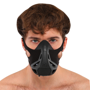 Маска тренувальна дихальна для кросфіту Training Mask SP-Sport C-9149 чорний