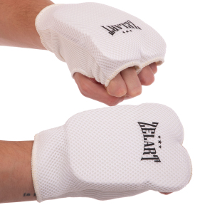 Перчатки (накладки) для карате Zelart ZB-6128 размер L-XL белый