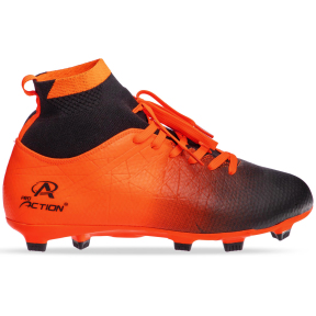 Бутсы футбольные Pro Action PRO-1000-14 размер 40-45 оранжевый-черный