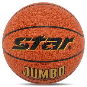 Мяч баскетбольный STAR JUMBO BB425 №7 PU оранжевый