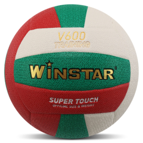 Мяч волейбольный WINSTAR VB-00034 №5 PU белый-красный-зеленый