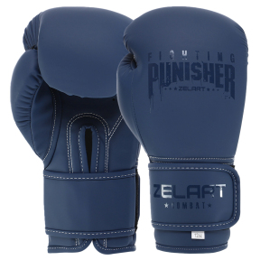 Боксерські рукавиці Zelart PUNISHER BO-7553 10-14 унцій кольори в асортименті
