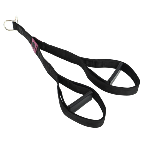 Лямка гнучка тяга для трицепса з подвійним хватом SOFT TRICEP ROPE EZOUS F-10 73х5,5см чорний