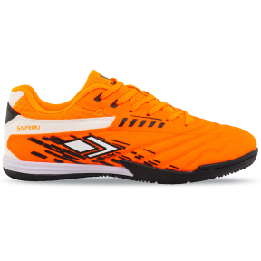 Футзалки взуття для міні-футболу DIFENO IN211007-1 розмір 40-45 помаранчевий-чорний