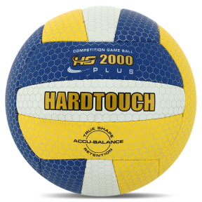 М'яч волейбольний HARD TOUCH VB-4391 №5 PU синій-жовтий-білий