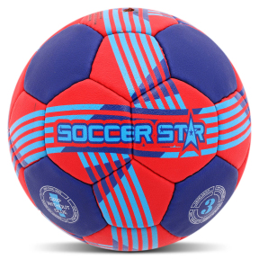 Мяч гандбольный SOCCER STAR HB-4530-3 размер 3 красный-синий