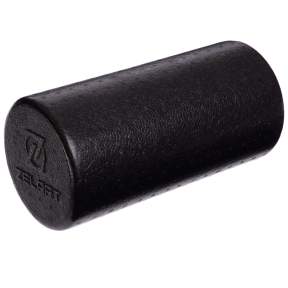 Роллер массажный цилиндр гладкий 30см Zelart FI-3586-30 черный