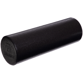 Роллер массажный цилиндр гладкий 45см Zelart FI-3586-45 черный