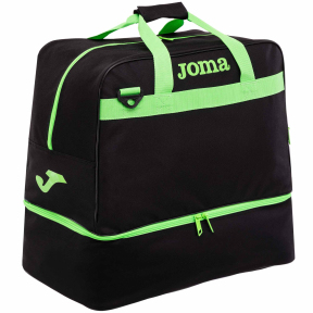 Сумка спортивная Joma TRAINING 400007-117 черный-зеленый