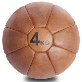М'яч медичний медбол VINTAGE Medicine Ball F-0242-4 4кг