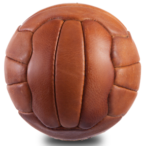 М'яч футбольний сувенірний VINTAGE MINI RETRO F-0247 №2 коричневий