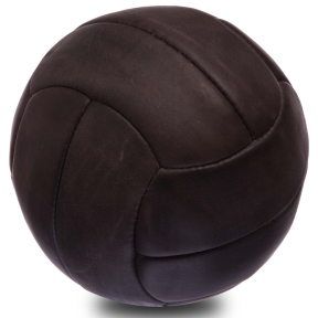 М'яч футбольний Leather VINTAGE F-0251 №5 темно-коричневий