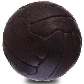 Мяч футбольный Leather VINTAGE F-0254 №5 темно-коричневый