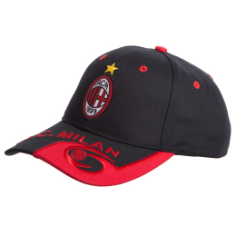 Кепка футбольного клуба SP-Sport AC MILAN CO-0793 черный-красный