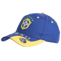Кепка футбольного клуба SP-Sport BRAZIL CO-0798 синий-желтый