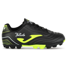 Бутсы футбольные детские Joma TOLEDO TOJS2501HG размер 30-37 черный-желтый