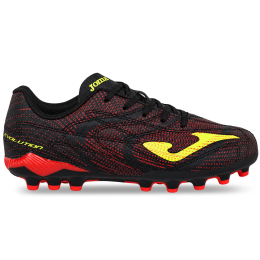Бутси футбольні дитячі JOMA EVOLUTION JR EVJW2601AG розмір 31-38 чорний-червоний