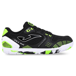 Футзалки обувь для мини-футбола детская Joma SALA MAX JR SMJW2601IN размер 30-37 черный-салатовый