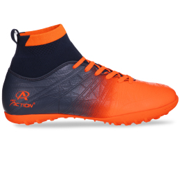Сороконожки футбольные Pro Action PRO-823-3 размер 40-45 темно-синий-оранжевый