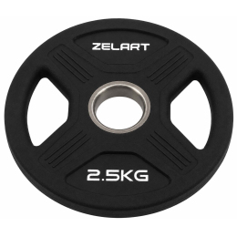 Блины диски TPU 2 Handle металлическая втулка Zelart TA-6995-2_5 ø51мм 2,5кг черный
