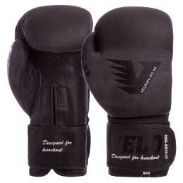 Перчатки боксерские кожаные VELO VL-8187 10-14унций цвета в ассортименте