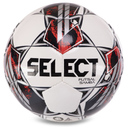 Мяч для футзала SELECT FUTSAL SAMBA FIFA BASIC Z-SAMBA-WGR №4 белый-серый