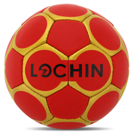 Мяч для гандбола LOCHIN ZR-15 №3 красный-желтый
