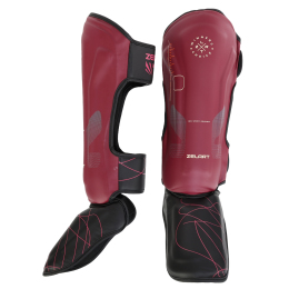 Защита голени и стопы Муай Тай, ММА, Кикбоксинг PU Zelart BO-7650 S-XL цвета в ассортименте