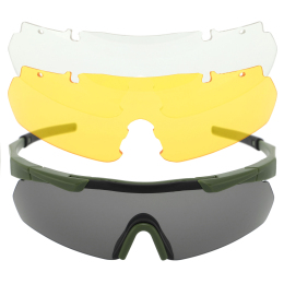 Очки спортивные солнцезащитные SPOSUNE JY-012-2 оливковый