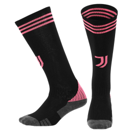 Гетри дитячі із символікою футбольного клубу SPOINT JUVENTUS HOME 2026 ETM2616-JUV1 розмір 32-39 чорний-рожевий