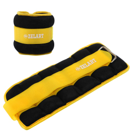 Обважнювачі-манжети для рук і ніг Zelart FI-2502-3 2x1,5кг кольори в асортименті