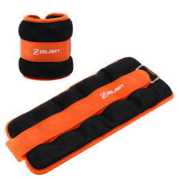 Утяжелители-манжеты для рук и ног Zelart FI-2502-4 2x2кг цвета в ассортименте