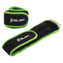 Обважнювачі-манжети для рук і ніг Zelart FI-5732-1 2x0,5кг кольори в асортименті