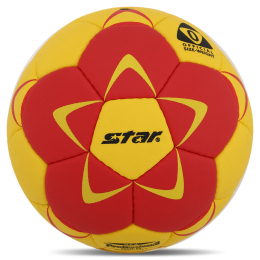 Мяч для гандбола STAR NEW PROFESSIONAL GOLD HB420 №0 желтый-красный