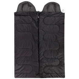 Спальний мішок ковдра з капюшоном двомісний CHAMPION Турист SY-4733 кольори в асортименті