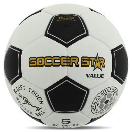 М'яч футбольний SOCCER STAR SOFT TOUCH VALUE FB-6033 №5 кольори в асортименті