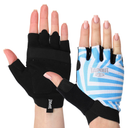 Перчатки для фитнеса и тренировок TAPOUT SB168517 S-M черный-синий