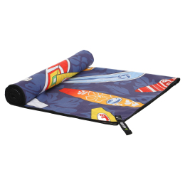 Рушник для пляжу та басейну з мікрофібри SURFBOARD BEACH TOWEL T-SBT 80х160см кольори в асортименті