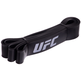 Гума петля для підтягувань та тренувань стрічка силова UFC POWER BANDS UHA-69168 HEAVY чорний