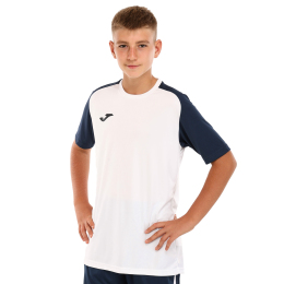 Футболка мужская Joma ACADEMY IV 101968-203 4XS-3XL белый-темно-синий