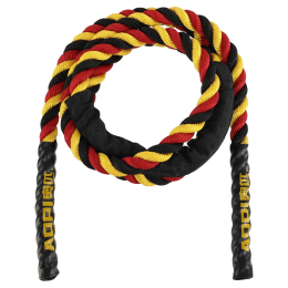 Скакалка-канат утяжеленная силовая для кроссфита и функционального тренинга AOPI EXTRA THICK AP-4430 3м разноцветный