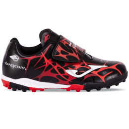 Сороконожки детские Joma SUPER COPA SCJS2501TFV размер 30-36 черный-красный