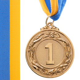 Медаль спортивная с лентой SP-Sport GLORY C-3969-1-4_5 золото, серебро, бронза