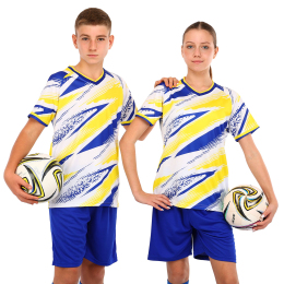 Форма футбольна дитяча комплект футболка та шорти SP-Sport FB25 22-M кольори в асортименті