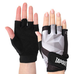 Перчатки спортивные TAPOUT SB168504 M-2XL черный-серый