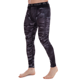 Компрессионные штаны тайтсы для спорта VNM 9615 M-2XL черный