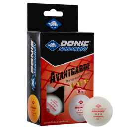 Набор мячей для настольного тенниса 6 штук DONIC MT-608530 AVANTGARDE 3star белый