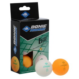 Набор мячей для настольного тенниса 6 штук DONIC MT-608511 ELITE 1star разноцветный