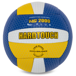 М'яч волейбольний HARD TOUCH LG-2086 №5 PU синій-жовтий-білий